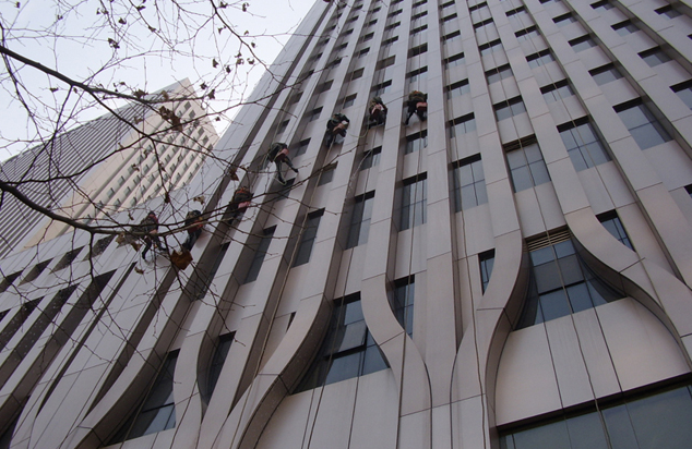 交通銀行瑞通大廈外墻清洗